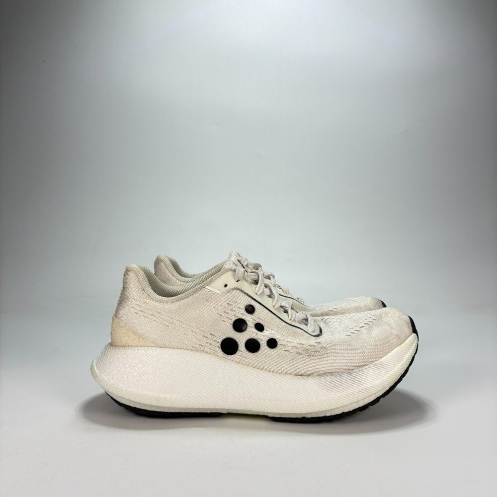 Craft Pacer White Black Athletic Lightweight Lace Up Running Shoes Womens Size 5